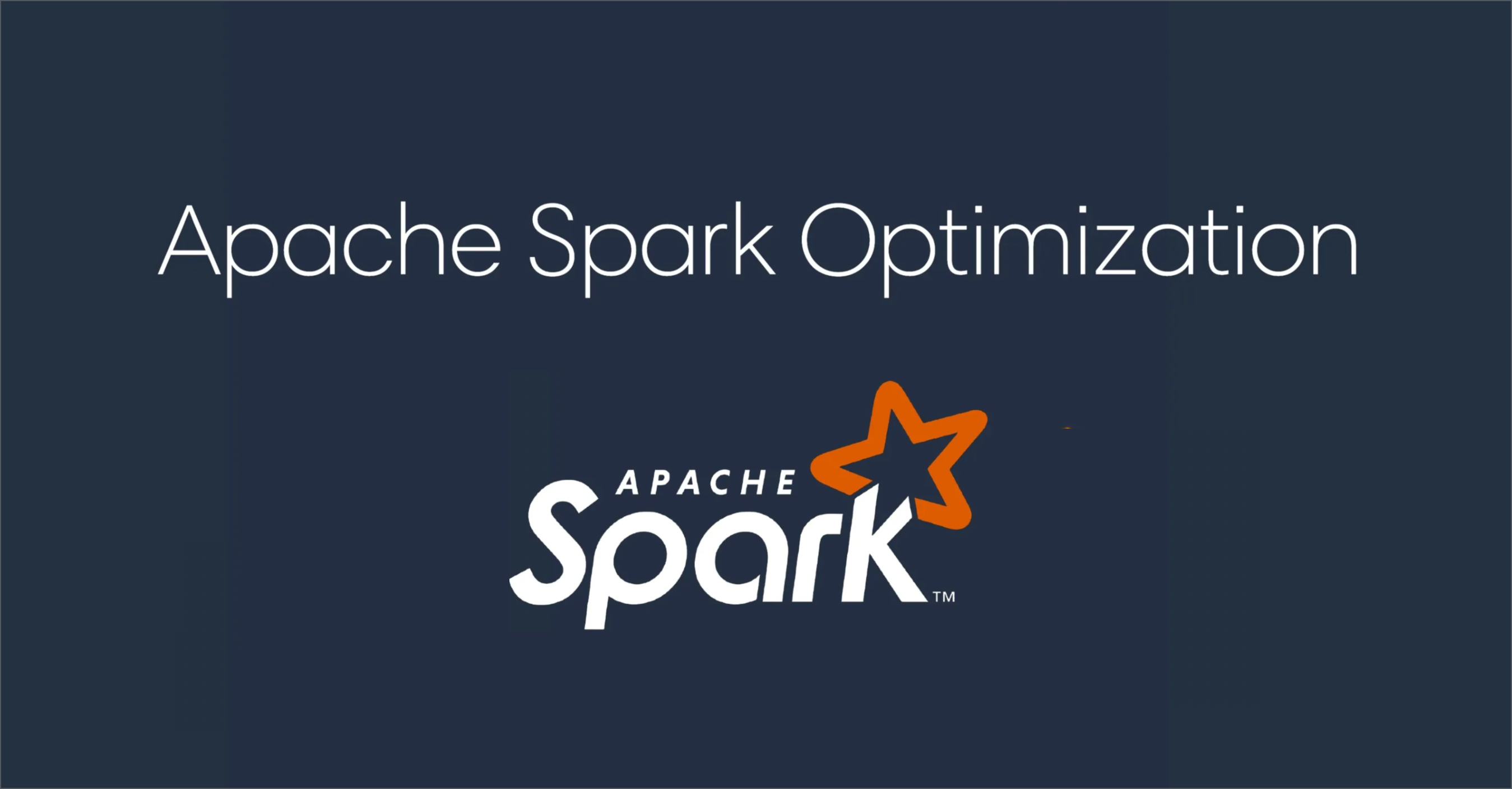 Optimizing Spark Applications